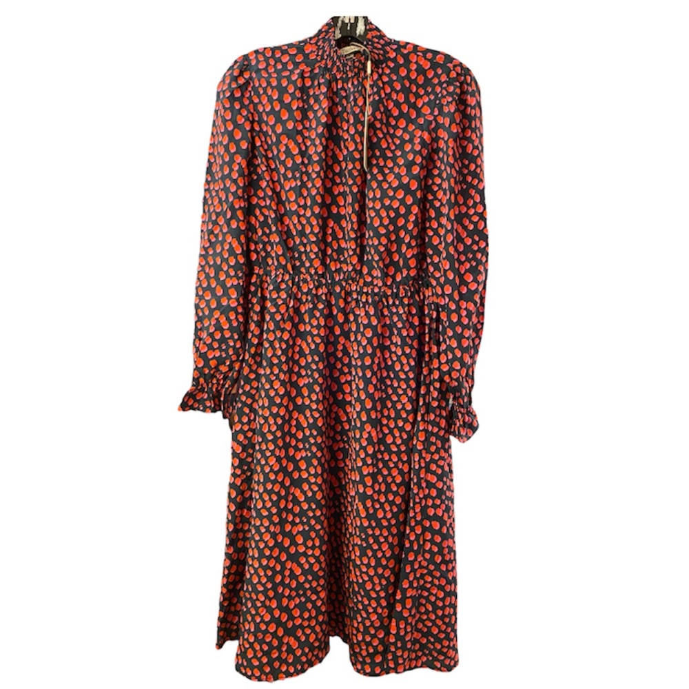 Tucker NYC polka dot 100% Silk dress, Medium, NWT, $200
